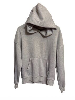 BuffBunny Light Gray Hooded Pullover Sweatshirt- Size S